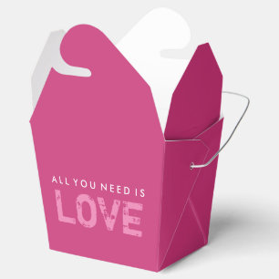Ballotins Tout Ce Dont Vous Avez Besoin Est Love Pink Valent