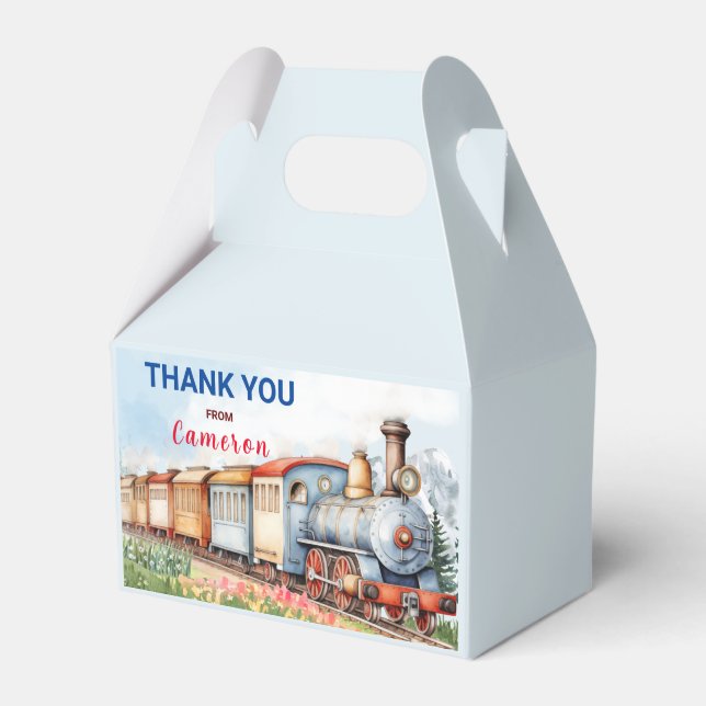 Ballotins Train Gable Box / Ballotin Train Adventure (Verso)