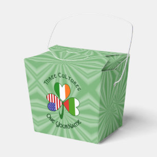 Ballotins Trèfle personnalisé Drapeau Bulgare Irlandais Amér