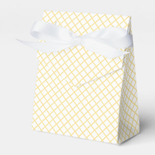 Ballotins Trellis Diamant Jaune Canari - Blanc