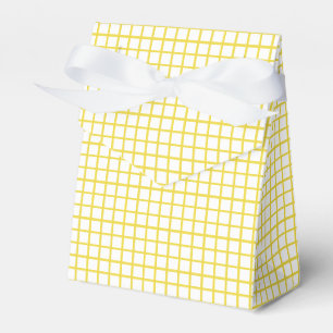 Ballotins Trellis Jaune Doré - Blanc