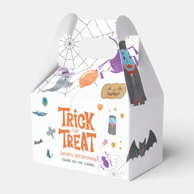 Ballotins Trick or Treat Halloween Créatures Anniversaire Fê (Verso)