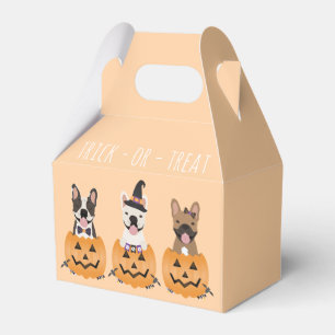 Ballotins Trick Ou Treat French Buldogs Citrouille