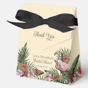 Ballotins Tropical Fête de Mariage Floral Flamant Rose