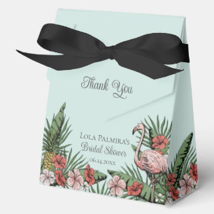 Ballotins Tropical Fleurs de Mariage Floral Flamant Rose