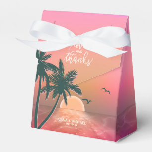 Ballotins Tropical Isle Sunrise Love and Thanks Pink ID581