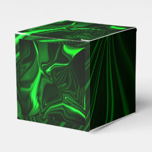 Ballotins Tu plies and folds green nickeled on dark