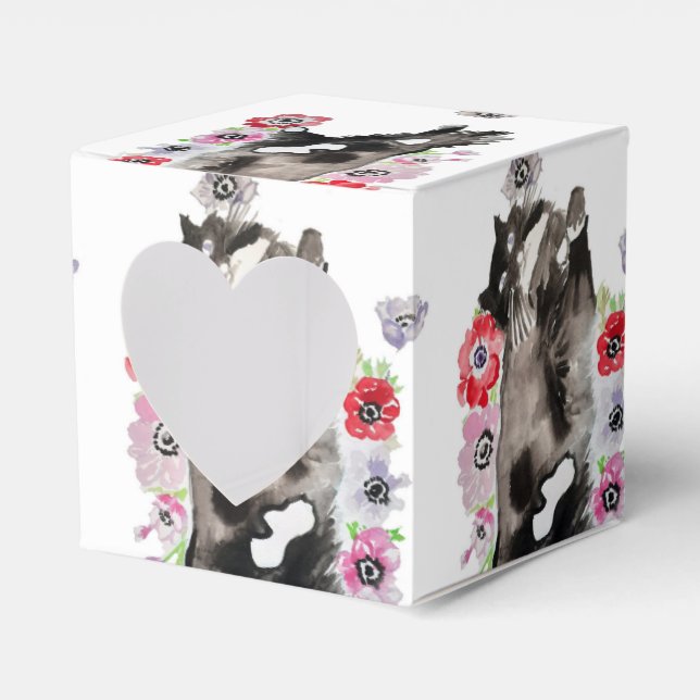 Ballotins Tuxedo Chat noir blanc Chats Anniversaire (Verso)