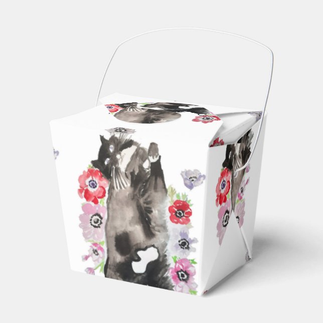 Ballotins Tuxedo Chat noir blanc Chats Ballotin (Verso)