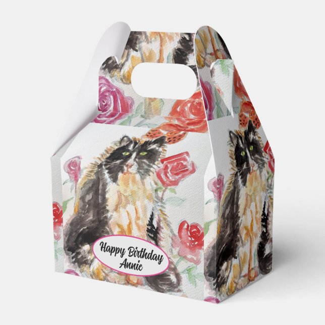 Ballotins Tuxedo Chat Noir Blanc Chats Cute Filles Ballotin (Verso)