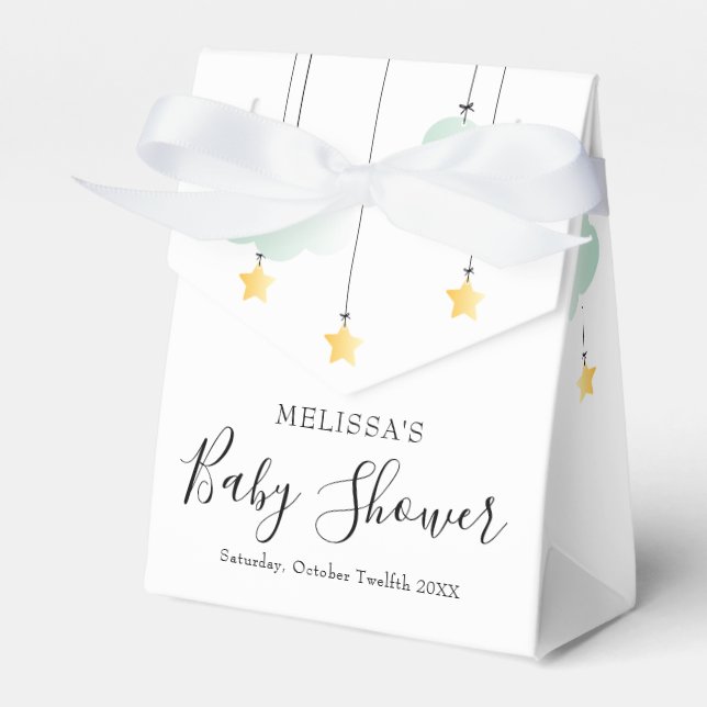 Ballotins Twinkle Twinkle Little Star Baby shower neutre (Verso)