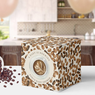 Ballotins Un Bébé brasse du Baby shower de fèves de café gla