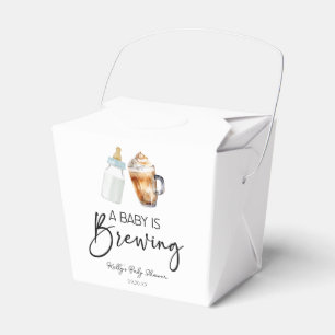 Ballotins Un Bébé Brasse Une Bouteille Baby shower En Verre 