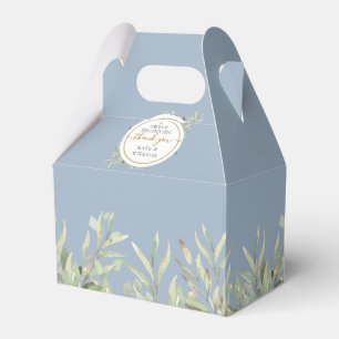 Ballotins Un doux début or Dusty bleu vert Mariage