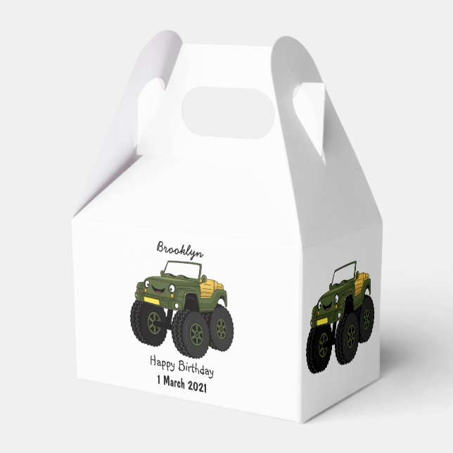 Ballotins Un Green Monster truck (Verso)