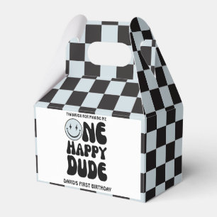 Ballotins Un joyeux Dude Blue Happy Face Boy Premier anniver