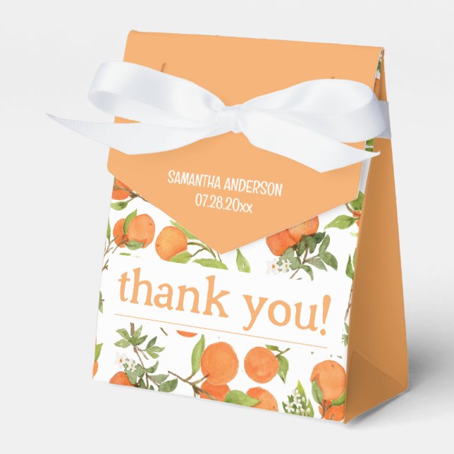 Ballotins Un Merci De Message Cutie Orange Caché (Verso)