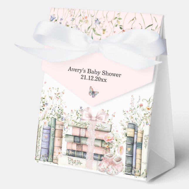 Ballotins Un Nouveau Chapitre Commence Floral Bow Baby Girl  (Recto)
