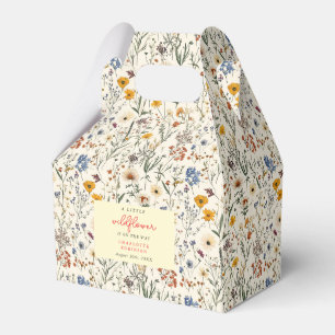 Ballotins Un petit Baby shower de fille Fleur sauvage