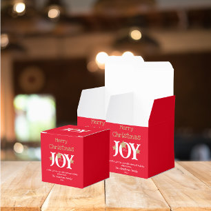 Ballotins Un Petit Cadeau Pour Vous Joli Noël Rouge Joyeux