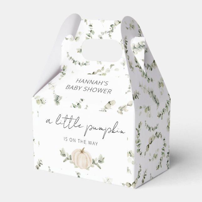 Ballotins Un petit Citrouille se trouve sur le Baby shower W (Verso)
