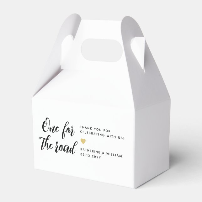 Ballotins Un Pour Le Mariage De Route Merci Snack Favoriser  (Verso)