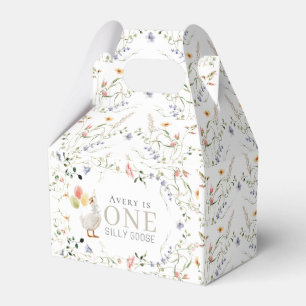 Ballotins Un Silly Goose Fleur sauvage Floral 1er Anniversai