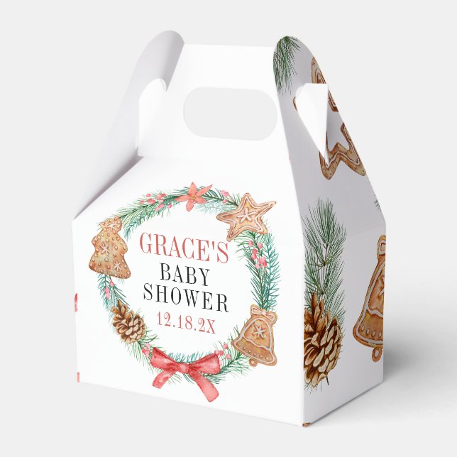 Ballotins Un Sweetie est sur le chemin Baby shower de Noël C (Verso)