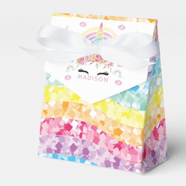 Ballotins Unicorn Party Rainbow Parties scintillant personna (Verso)