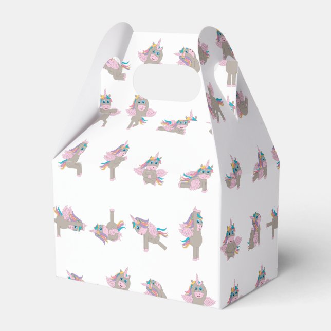 Ballotins Unicorn Yoga Poses Design Motif (Verso)