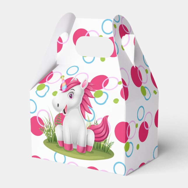 Ballotins Unicorne Ballotin d'anniversaire avec message Merc (Verso)