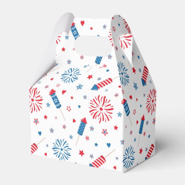 Ballotins US Celebration, Patriotique Gable Box Américain (Verso)