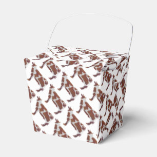 Ballotins Vache Brown et blanche Silhouette