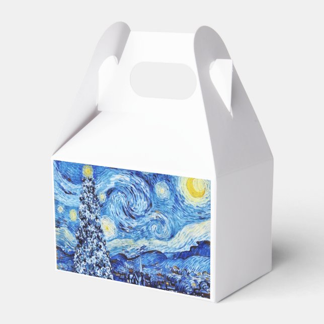 Ballotins Van Gogh - La Nuit étoilée - Blancs Noël (Arrière)