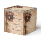 Verrouillage des Coeurs vintages et Merci Mariage 