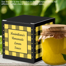 Vichy Américain - Jaune et Noir - Classique