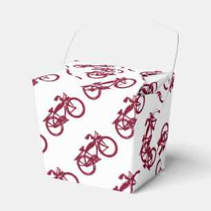 Ballotins Vieux ballotin de vélos rouges