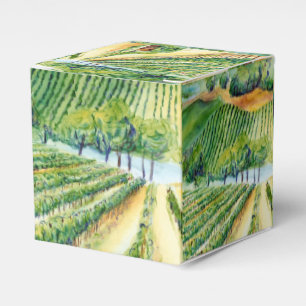 Ballotins Vignobles Vignoble Fête Boîte cadeau personnalisée