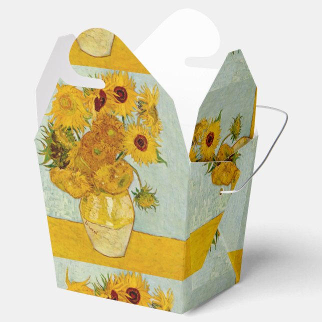 Ballotins Vincent Van Gogh 12 Tournesols Impressionniste (Ouvert)