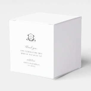 Ballotins Vins intemporels Crête noire Mariage Monogramme