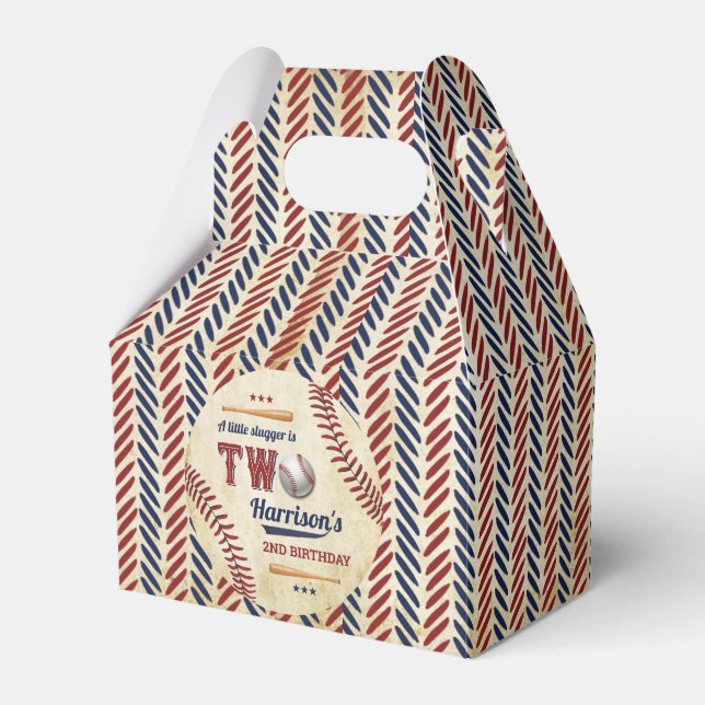 Ballotins Vintage Baseball Boys 2e anniversaire (Verso)