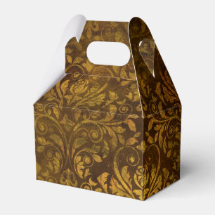 Ballotins Vintage Brass Gold Damask Grunge Textured