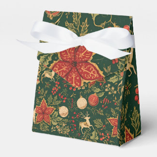 Ballotins Vintage Christmas Pattern - Paper Favor Box