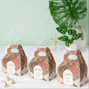 Ballotins Vintage Élégant Nikkah Mariage islamique Merci