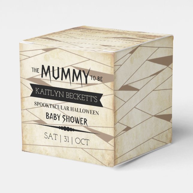 Ballotins Vintage maman | Baby shower Halloween (Verso)