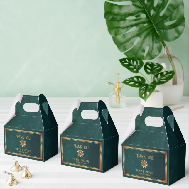 Ballotins Vintage Merci vert foncé (Multiple)