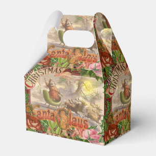 Ballotins Vintage Noël Père Noël Sleigh