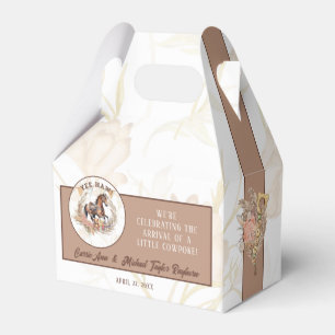 Ballotins Vintage Old West Rocking Horse Baby shower
