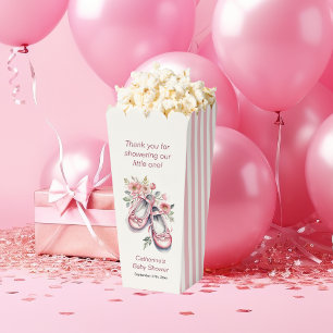 Ballotins Vintage rose Ballerina Chaussures Baby shower fill