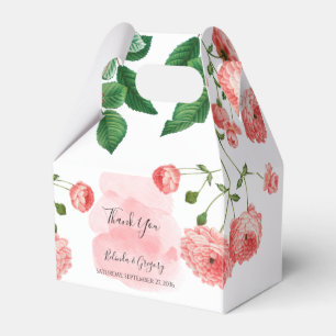 Ballotins Vintage Rose rose fleuri Mariage botanique